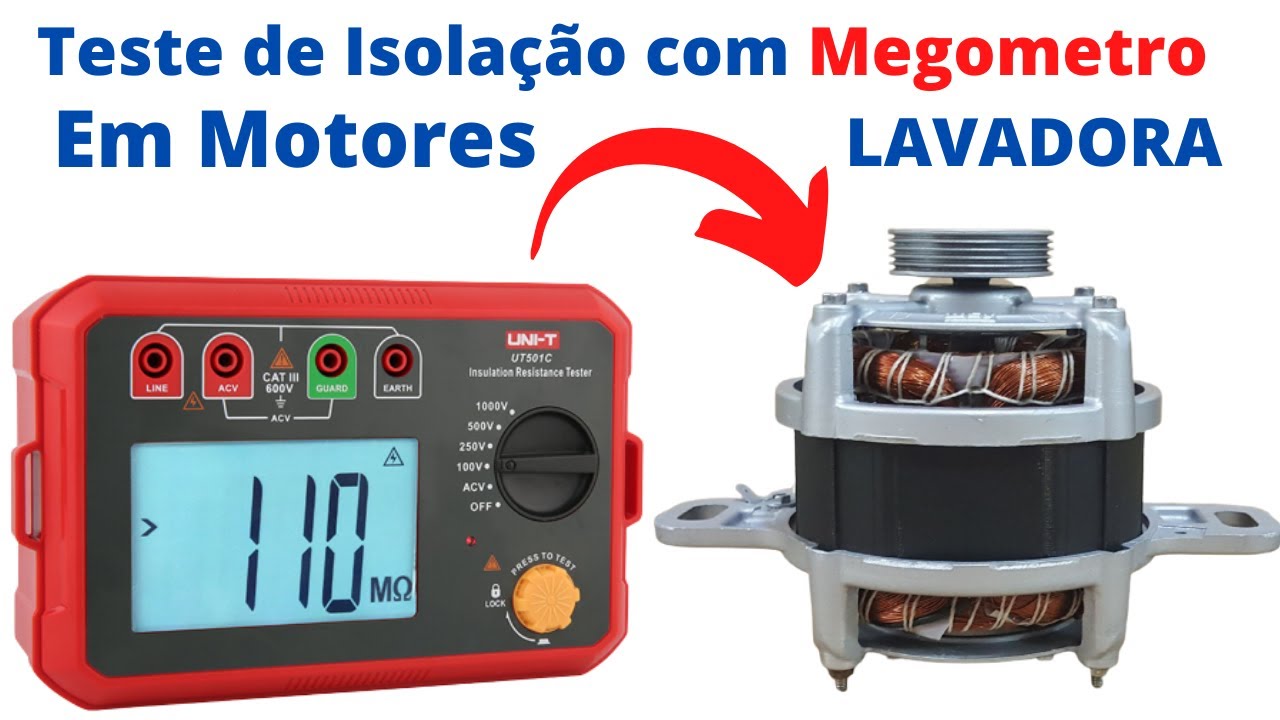 Teste de Isolação com Megometro