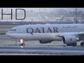 Amazing Rainy Qatar Airways Airbus A330 200 Takeoff At Doha HD720p