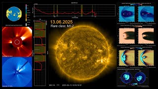 Solar flare: 13.06.2025 class M1.2
