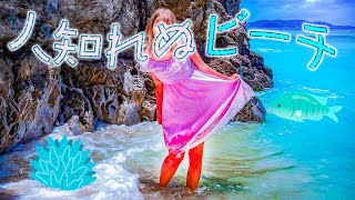 【謎】人知れぬビーチを散策したよ。