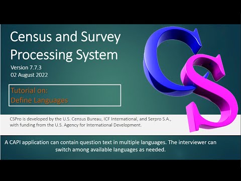 Multi Languages for CAPI and Valuesets