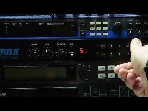 Alesis Midiverb II 16-Bit Digital Effects Processor 1990s - Black image 5