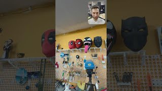 3D-gedrucktes Helm-Display mit #multibuild #multiboard 