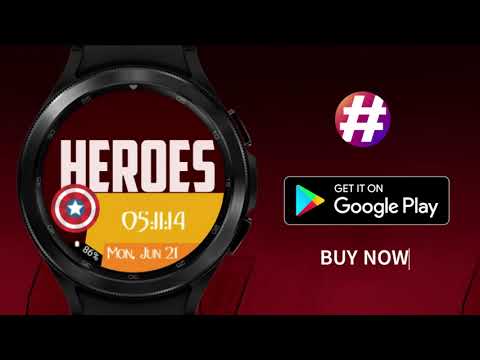Super Hero Animated Watch Face