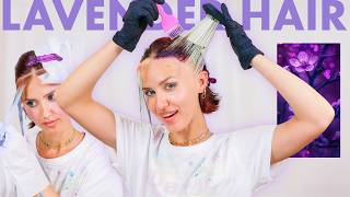 Lavendel lilla hår: Slik bleker og farger du hjemme