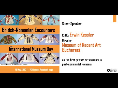 Erwin Kessler, Director, Museum of Recent Art Bucharest