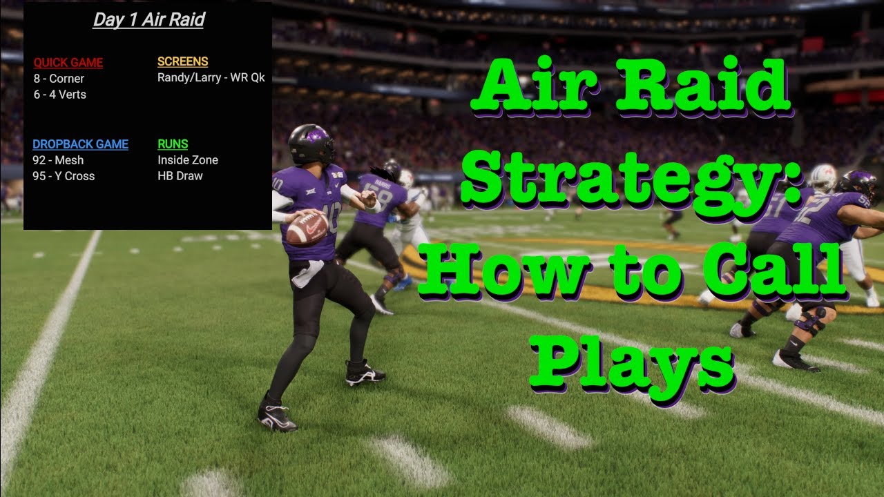 Air Raid Strategy: The Art of Play Calling in College Football 26
