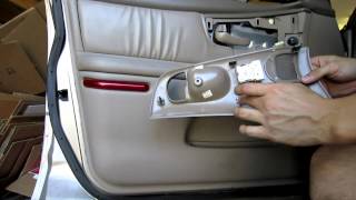 97-05 BUICK CENTURY REGAL MASTER POWER WINDOW SWITCH REMOVAL REPLACE - DOOR PANEL