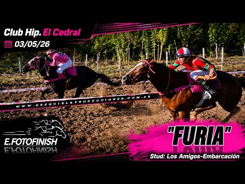 1°FURIA  2°LA REINA  Club Hípico El Cedral Oran-Salta Domingo 3 de Mayo 2026