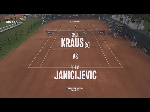 (5) Sinja Kraus (AUT) vs Selena Janicijevic (FRA) - Game, Set, Match
