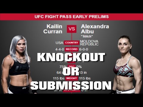 UFC 214 Predictions | Kailin Curran vs Alexandra Albu #UFC214 Early Prelims