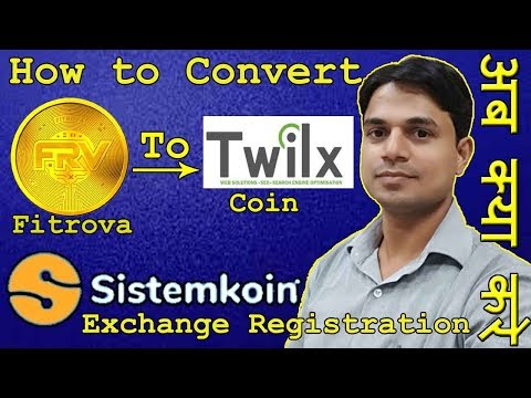 Full Details: How to change Fitrova Coin (FRV Token) to Twilx SEO Coin | SistemKoin Exchange Detail Video