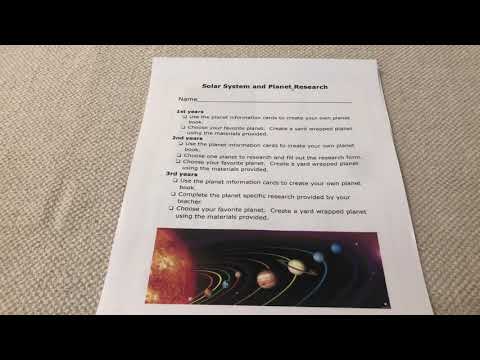 Supernova or 3rd year Solar System Work