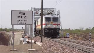 preview picture of video 'Raging Electric Locomotives Kota-Sawaimadhopur section!!'