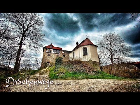 Hohengundelfingen und ein Drachenberg mit St. Michael, Burg Derneck im Großen Lautertal 🌀🏰🐉