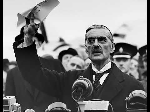 Neville Chamberlain Peace for Our Time (1938) #history #worldwar2