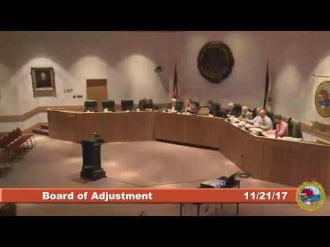 Board of Adjustment 11.21.17