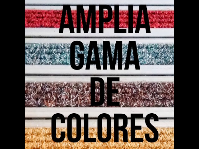 Vídeo relacionado con SWmat Felpudo de Aluminio para Interiores y Exteriores I Alfombra Metalico Empotrado con Marco de Instalación (Antracita, 100 x 80 cm)