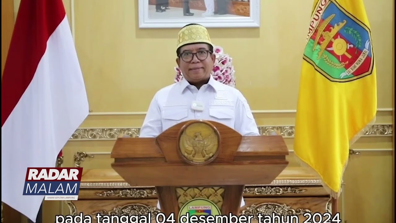 Pj Gubenur Teken UMP Lampung Tahun 2025