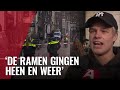 Explosie voor de deur van de Supperclub aan Singel