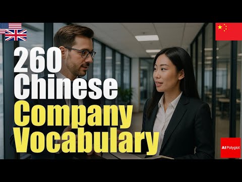 260 Chinese Company Vocabulary | Passive listening | Must-Know | with Pinyin | with hiragana
