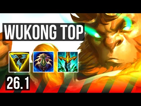 WUKONG vs VOLIBEAR (TOP) | 38K damage, 4k gold comeback | KR Grandmaster | 26.1