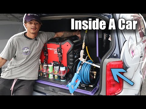 My New Custom Mobile Detailing Setup (Most compact setup ever)