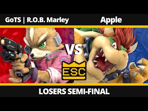 ESC 83 - Losers Semi-Final - GoTS | R.O.B. Marley (Fox) Vs. Apple (Bowser) - SSBU Tournament