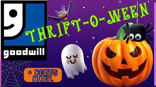 “👻GOODWILL HAUL 2025: THRIFT- 🎃 -WEEN! + Bonus Haul!