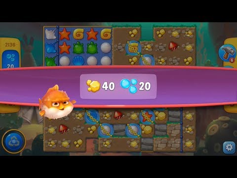 Fishdom. Hard Level 2136