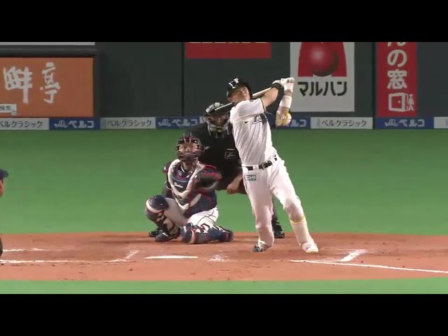 【7回裏】ファイターズ・大野 3号ソロで貴重な追加点を奪う!! 2016/6/1 F-S