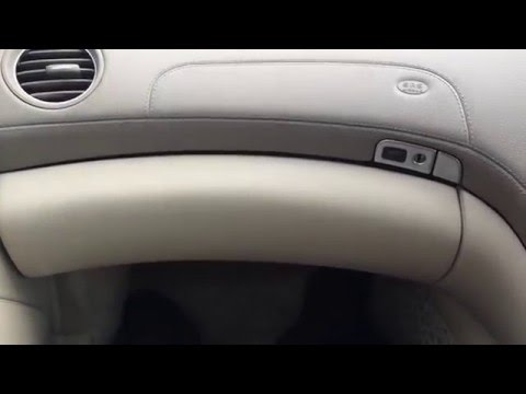 2005 Mercedes SL 500 How to open then repair the Glovebox on a 2005 Mercedes SL 500