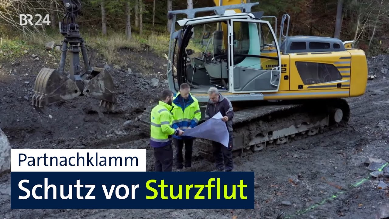 Bollwerk gegen Muren und Sturzfluten in der Partnachklamm | Abendschau | BR24
