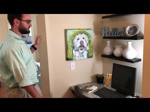 Riverwood Apartments D Floor Plan, 1117 sqft.