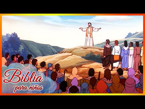 Biblia para niños: El Sermón del Monte - La Historia de Jesús | Nuevo Testamento serie animada