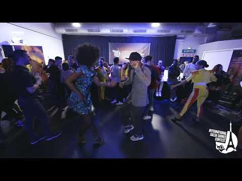 Mike Faya ''New-Tribe" & Medona - social dancing @ International Salsa Shines Contest Paris