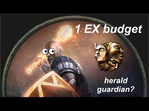 (OUTDATED) PoE: How to start your Herald stacking Guardian on 1 Ex budget