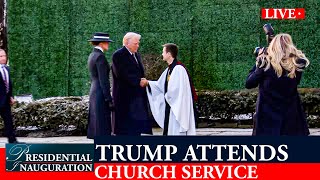 LIVE: Donald Trump and family attend church service | Trump Inauguration |USA |Washington DC|America