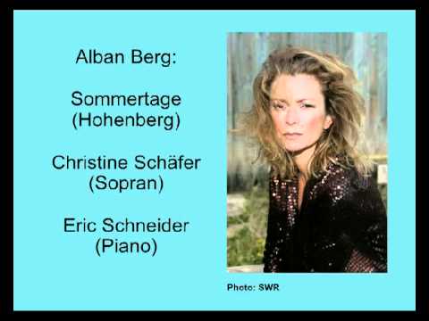 Berg: Sommertage - Christine Schäfer
