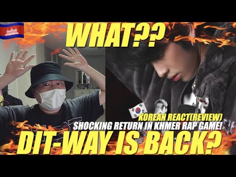 🇰🇭🇰🇷🔥Korean Hiphop Junkie react(review) to G-Devith (Ditway) - Sorry Fan ft. Alvin (ENG SUB)