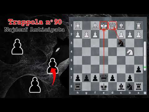 Trappole in Apertura 90 - Scacchi - Trappola Najdorf Anticipata - Difesa Siciliana variante O'Kelly