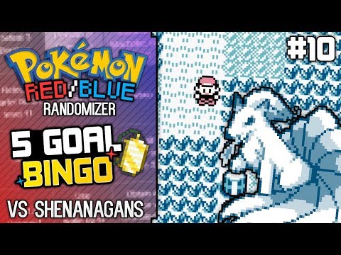 5 Goal Bingo vs Shenanagans | Pokemon Red/Blue Randomizer #10