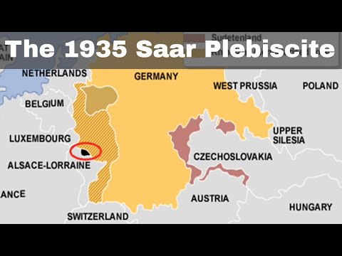 13th January 1935: The Saar votes to reunite with Germany in a plebiscite