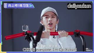 [ENG] 蔡徐坤 Cai Xukun Idol Producer Pullups Message