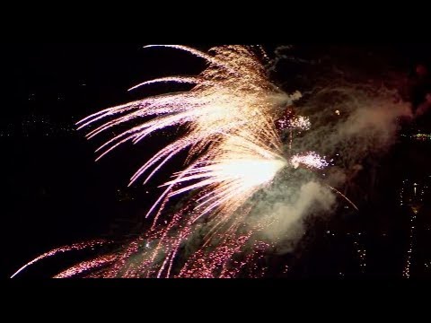 Original Atmovie UHD 4K - 1. August Feuerwerk über dem Zürichsee