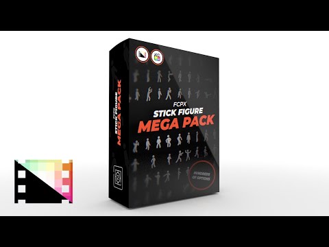 FCPX Stick Figure Mega Pack - Hundreds of Stick Figure Graphics for Final Cut Pro