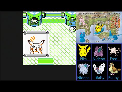 Let's Play Pokemon Yellow Capturelocke:  Part 7 - A Confused PokeManiac