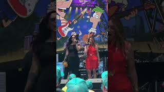 Ashley Tisdale and Olivia Olson perform Busted from Phineas and Ferb #disneychannel #phineasandferb