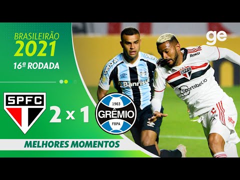 Gols e lances de São Paulo x Grêmio