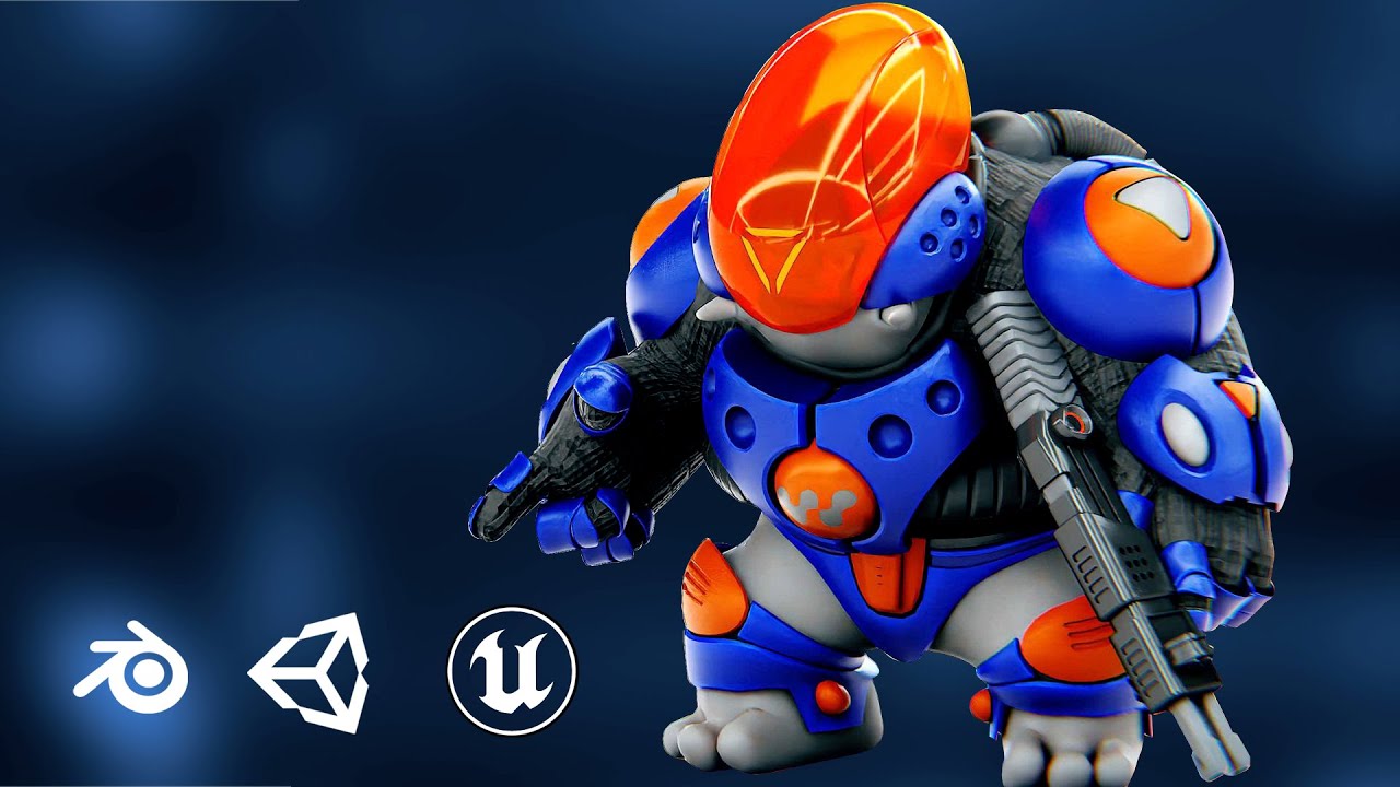 Alien Mobby B-7 Auto-Rig Pro Rigged For Mixamo Unreal Engine Unity 3D Model